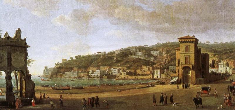 a painting showing the of the shoreline at naples, william shakespeare